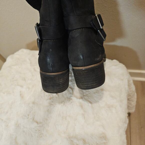 Korks Women's Suede Leather Friar Ankle Harness Boots Size 9.5 - Picture 7 of 9